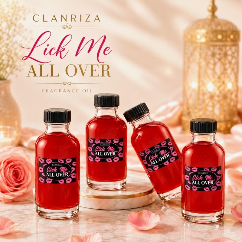2 Fl Oz Lick Me All Over Fragrance Oil Sweet Scented Natural Oil - Product Imagery