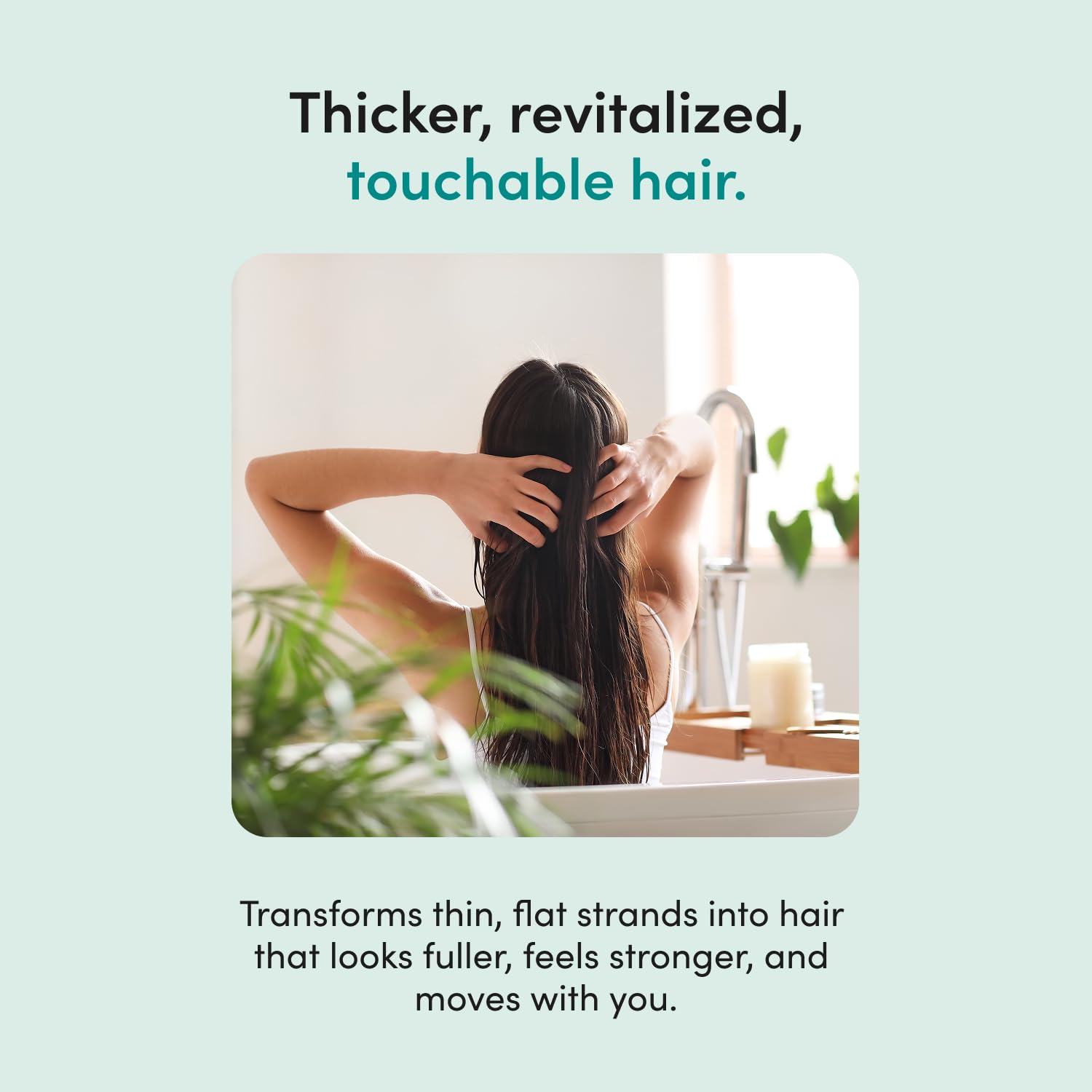 hers Triple Threat Shampoo Conditioner Set Biotin Napa Rose - HIMS & HERS Official Imagery - 5