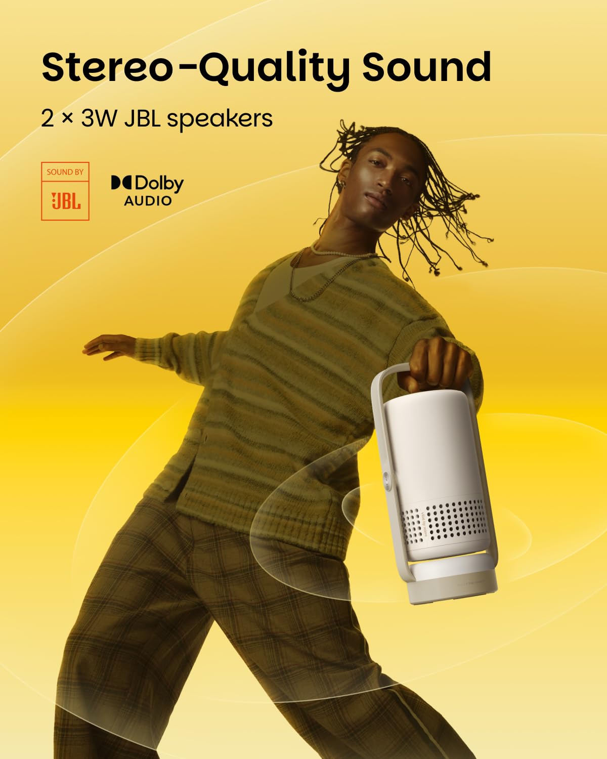 XGIMI Vibe One Battery Powered 1080P Smart Portable Projector - View 5
