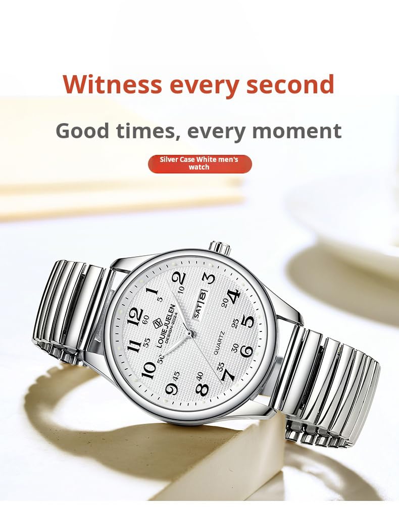 Gosasa Easy to Read Quartz Watch for Seniors Large Numerals - Gosasa Official Imagery - 3