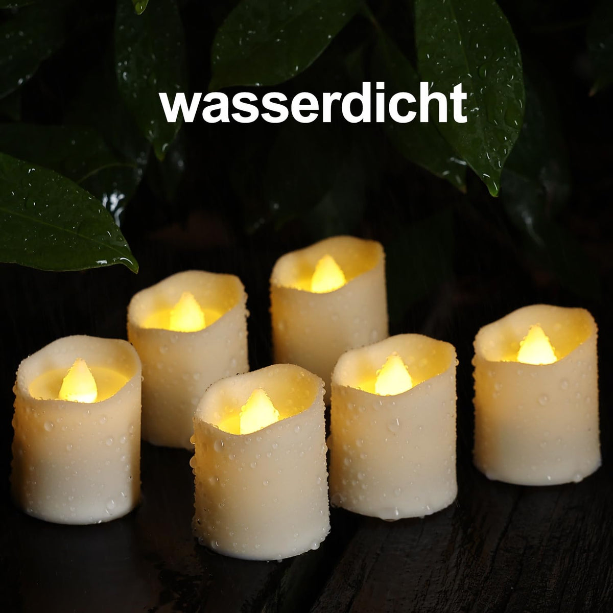 Rechargeable Candle Tealights with Remote Timer and USB - BOWKA Official Imagery - 6
