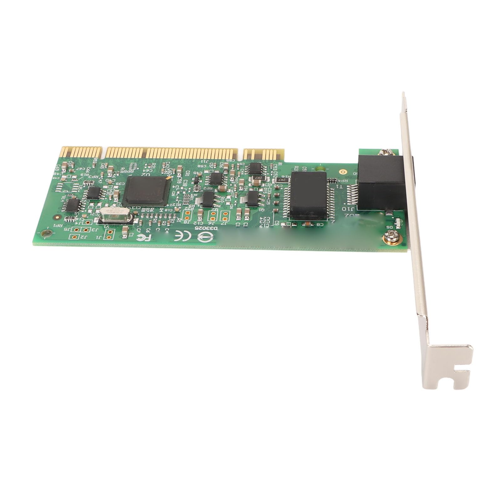 CCYLEZ PCIe Gigabit Ethernet server adapter with RJ45 copper port, 10/100/1000Mbps, compatible with Linux and DOS, PCI 32-bit interface.