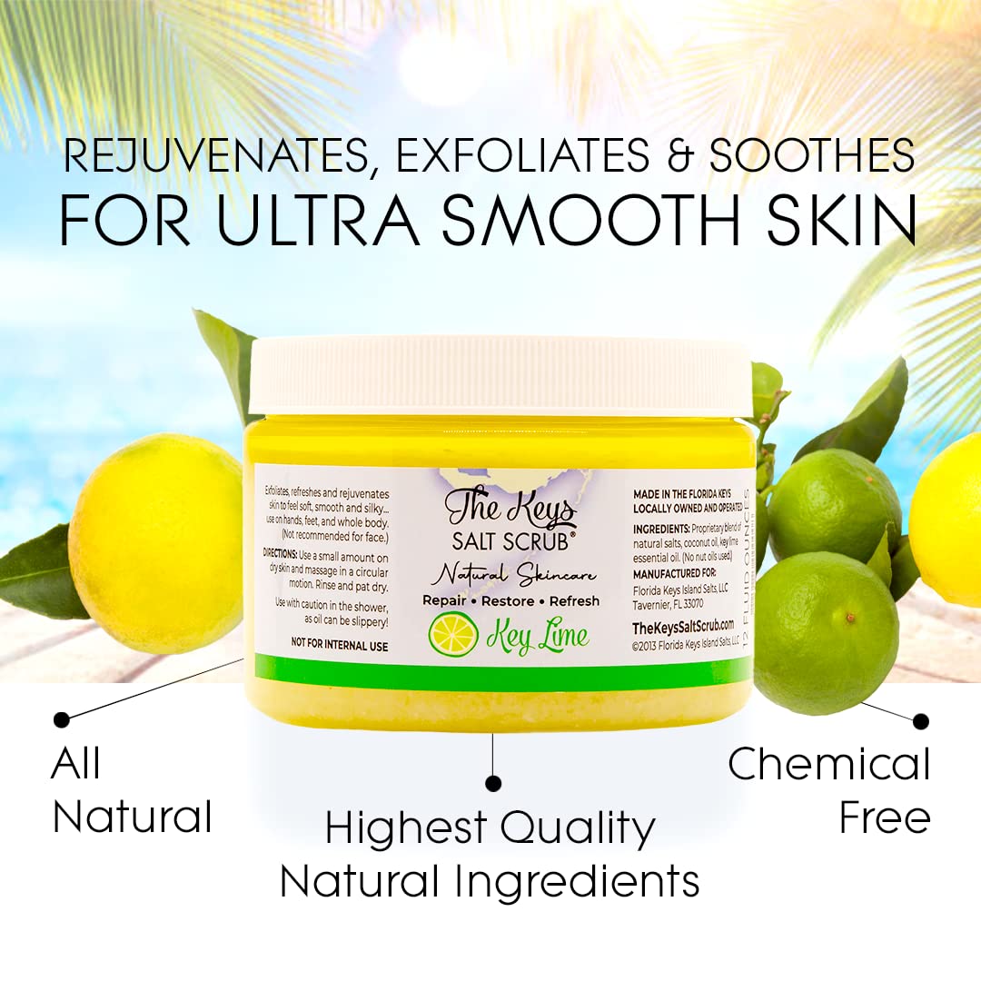 The Keys Salt Scrub - Sea Salt Scrub Exfoliating Body Scrub - The Keys Salt Scrub Official Product View 4