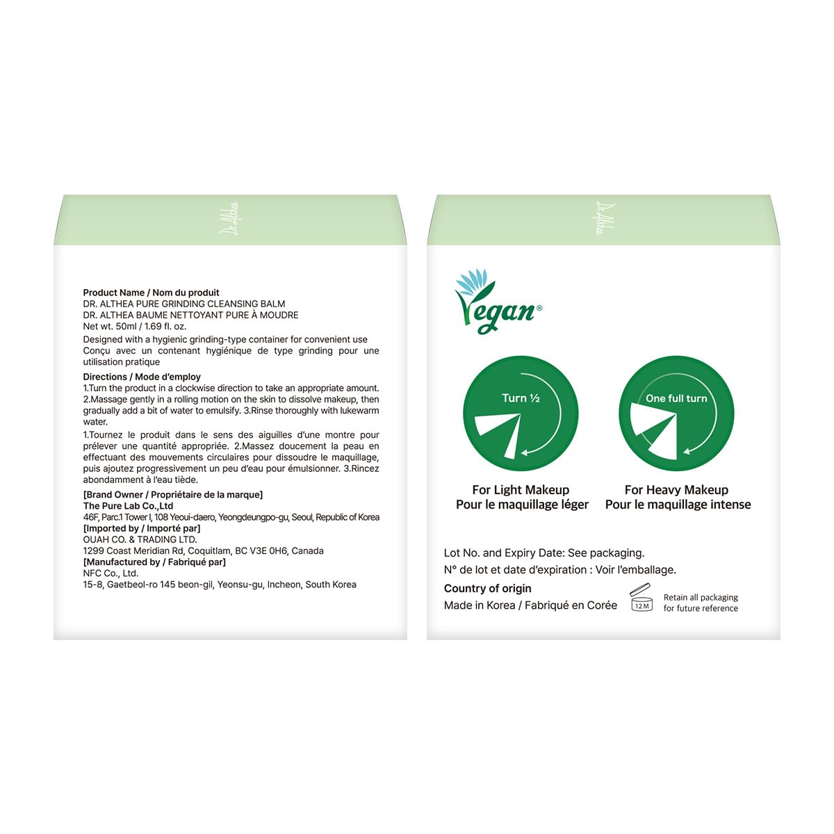 Dr Althea Pure Grinding Cleansing Balm Korean Vegan Skin - Dr.Althea Official Imagery - 4