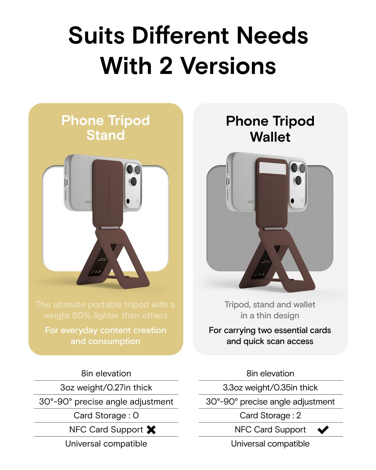 MOFT Phone Tripod Stand Portable Selfie Stick for iPhone - MOFT Official Imagery - 3