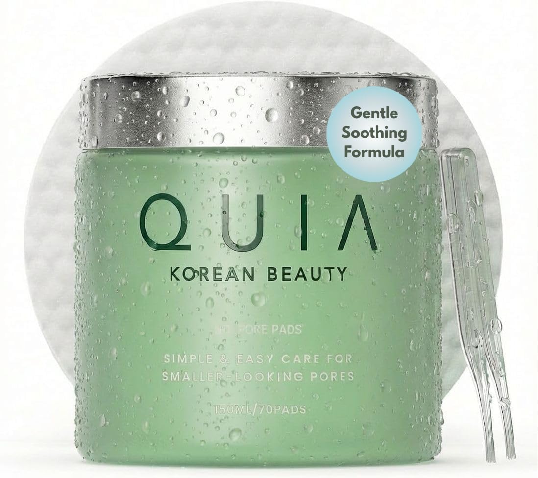 QUIA Korean Anti Aging Toner Pads Gentle Exfoliating - QUIA Beauty Official Imagery - 2