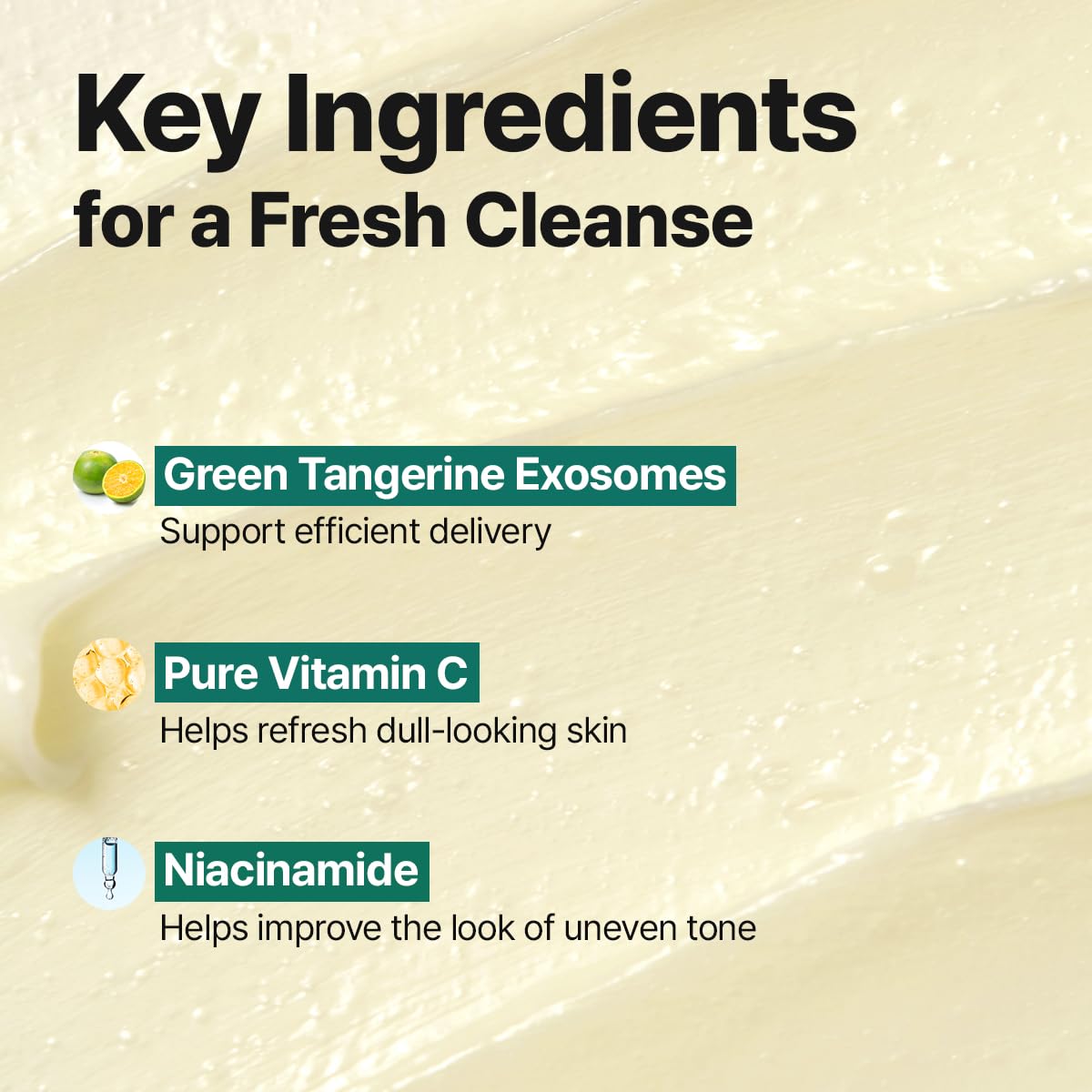 GOODAL Green Tangerine Vitamin C Cleansing Foam for - GOODAL Official Product Imagery - 6