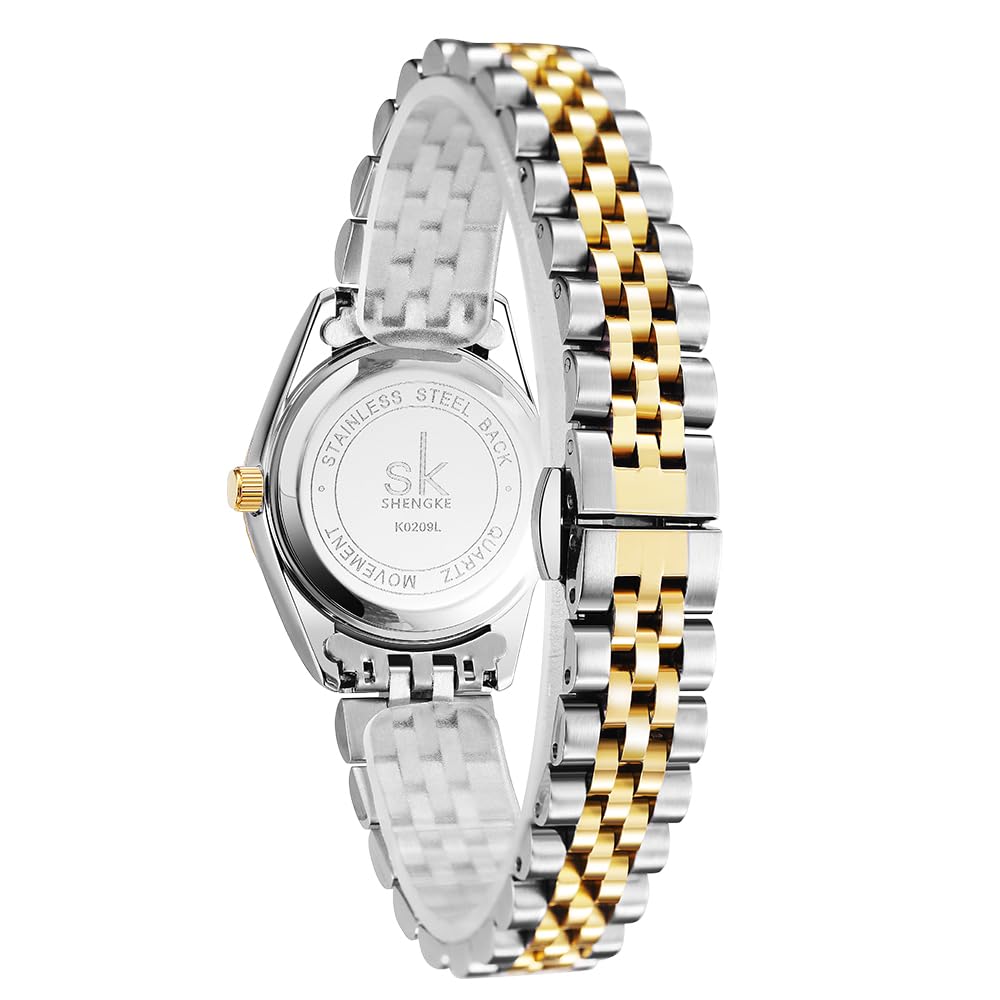 SHENGKE Women s Crystal Accented Calendar Watch - SHENGKE Official Imagery - 8