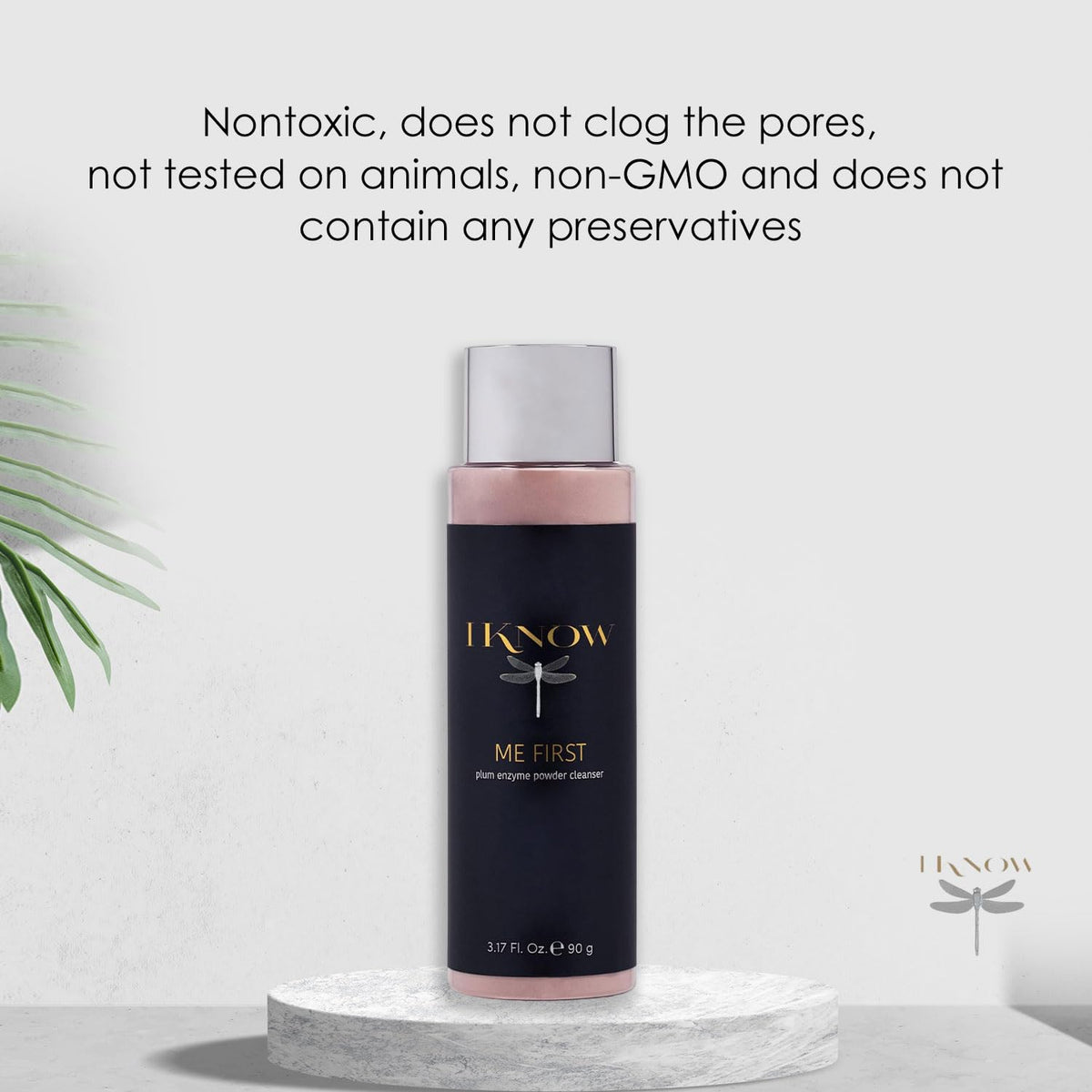 IKNOW ME FIRST Plum Enzyme Powder Cleanser for Radiant - IKNOW Official Imagery - 4
