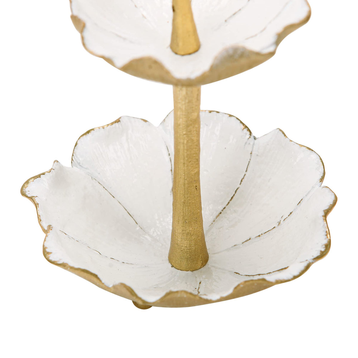NIKKY HOME Gold Jewelry Holder Stand with Ring Tray for Home - NIKKY HOME Official Imagery - 7