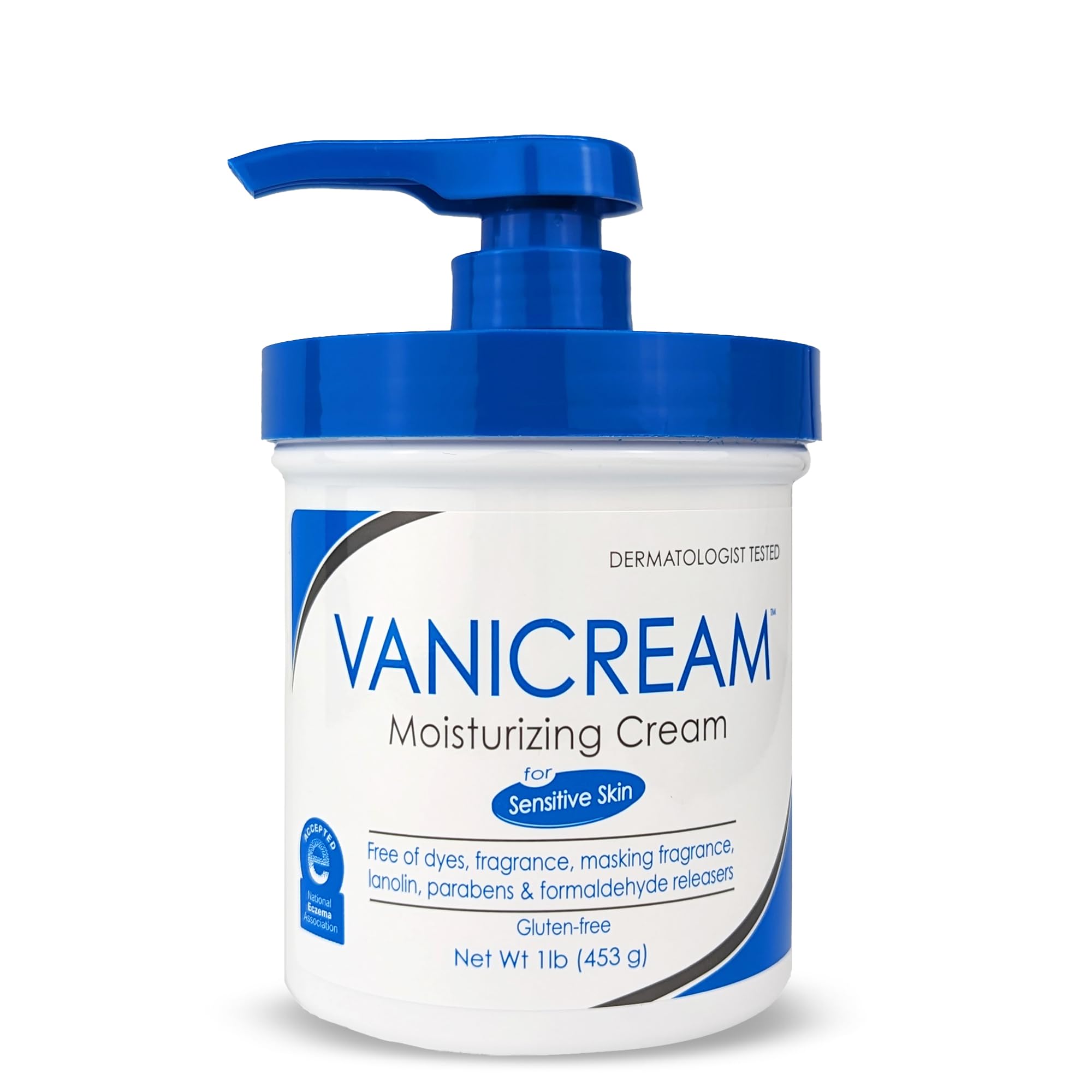 Vanicream Moisturizing Cream Body Face Moisturizer 16 Oz - Vanicream Official Product Imagery - 2