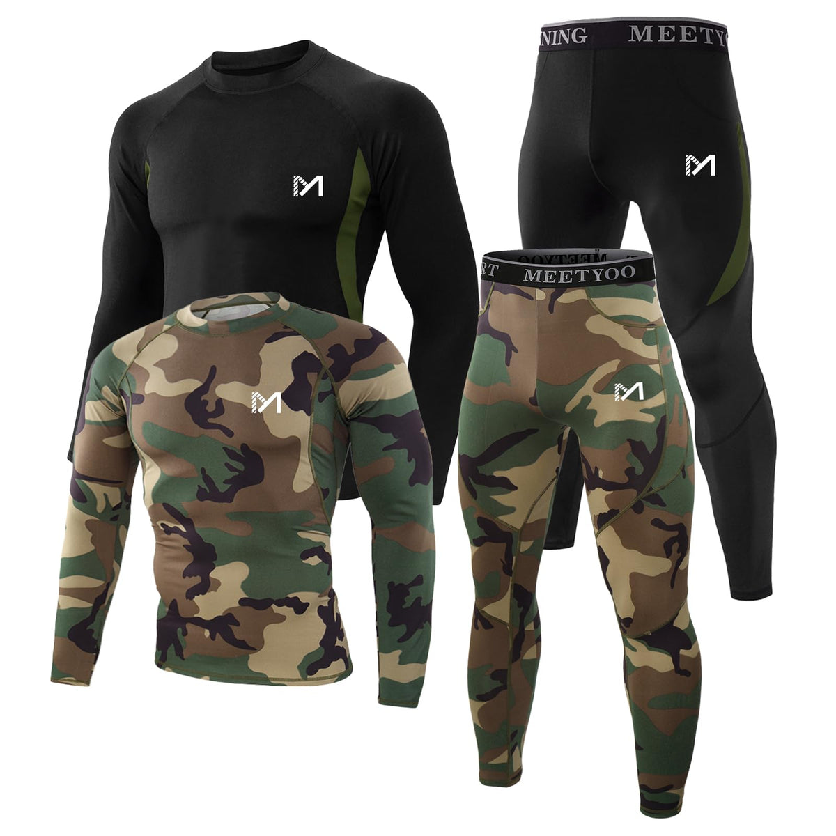 MEETYOO Thermal Underwear for Men Men s Base Layer 2 Sets - MEETYOO Official Imagery - 7