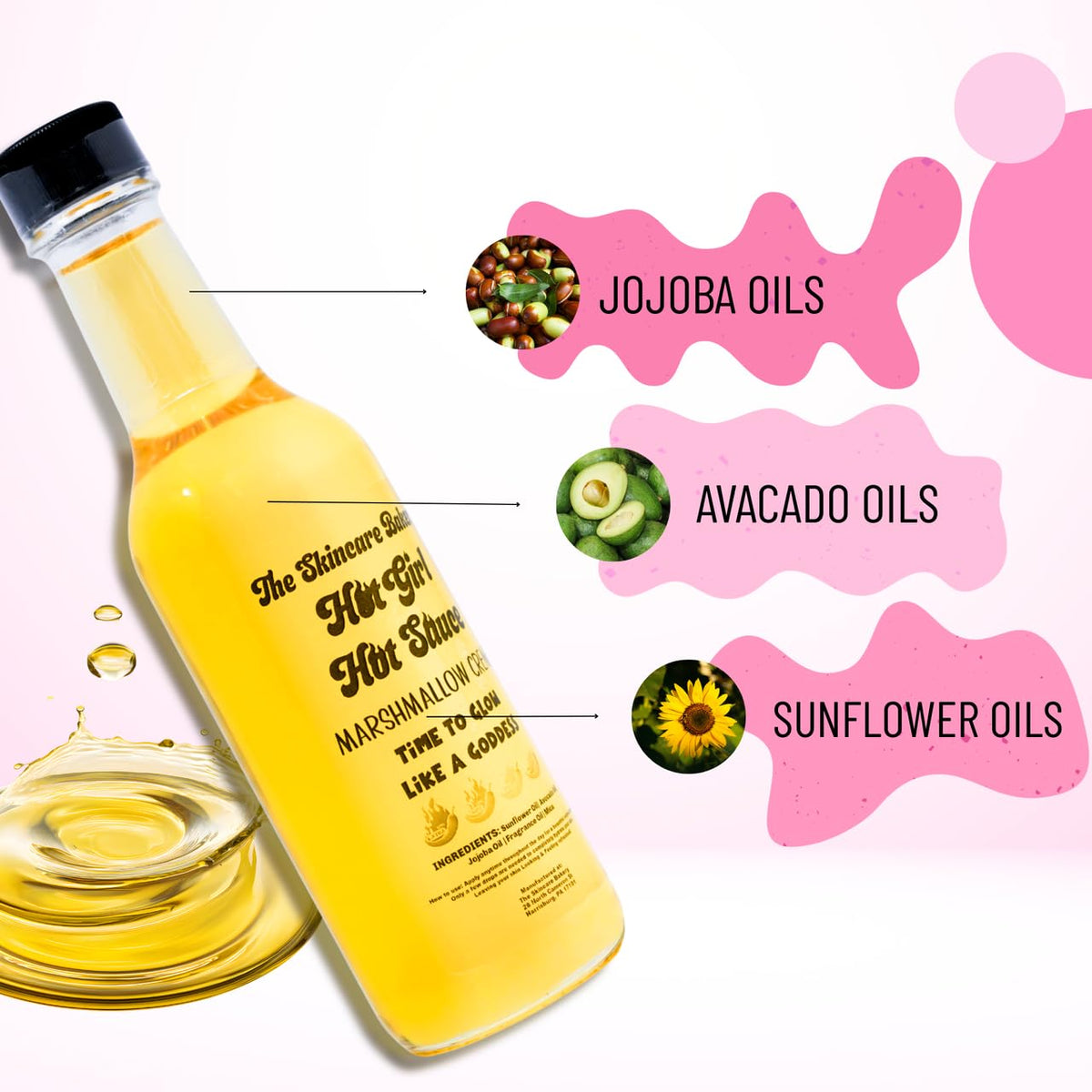 The Skincare Bakery Viral Hot Girl Hot Sauce Body Oil - The Skincare Bakery Official Imagery - 8