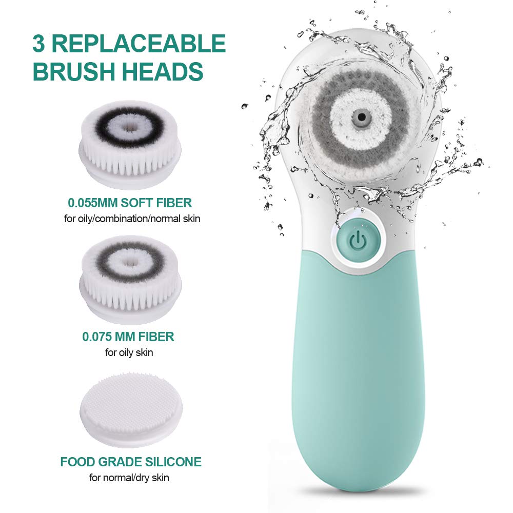 Facial Cleansing Brush Electric Facial Exfoliating Massage - TOUCHBeauty Official Imagery - 3