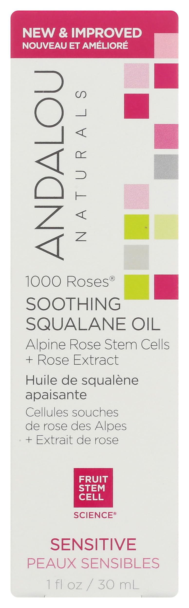 Andalou Naturals 1000 ROSES® Soothing Squalane Oil