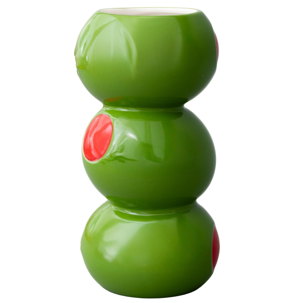 ban do Novelty Ceramic Vase Stacked Olives - ban.do Official Imagery - 1