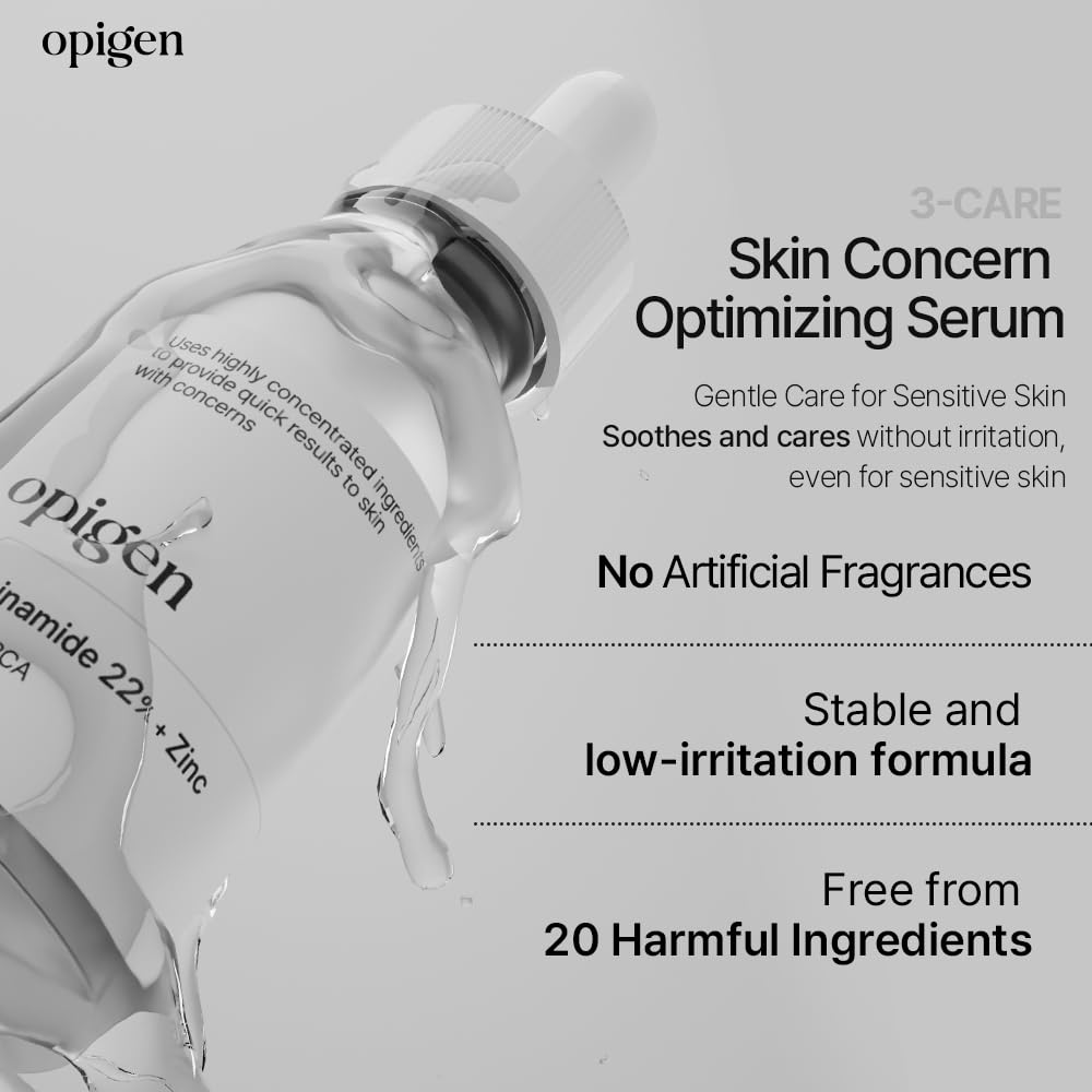 Niacinamide 22% + Zinc Serum for Face, Pore Reducer, Diminishes - opigen