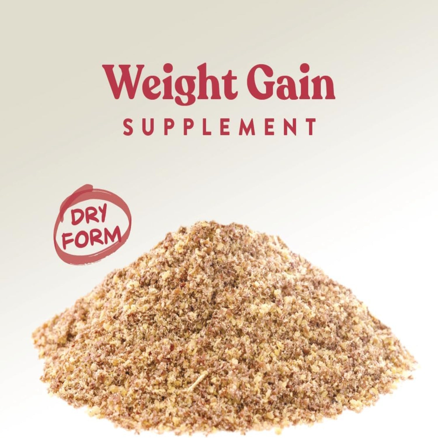 Manna Pro Weight Accelerator for Senior Horses showing a bag of supplement with a senior horse grazing nearby.