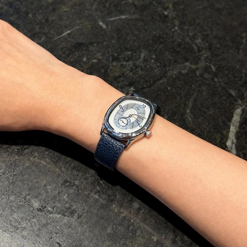 Gosasa Creative Unisex Twisted Dial Design Quartz Watch with - Product Imagery