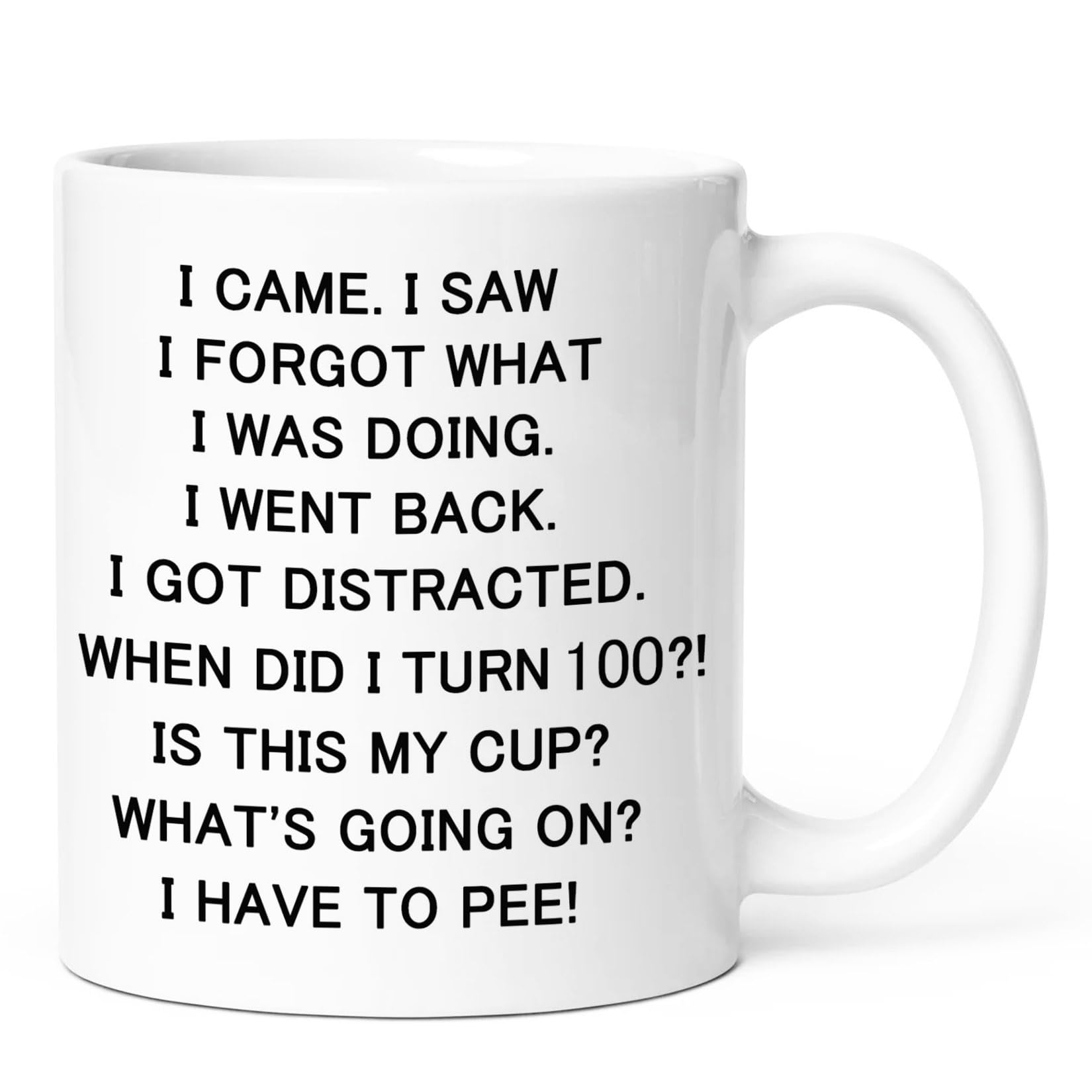KOXAME 100th Birthday Gifts for Women Men - I Came I Saw I Forgot - KOXAME Official Product View 1