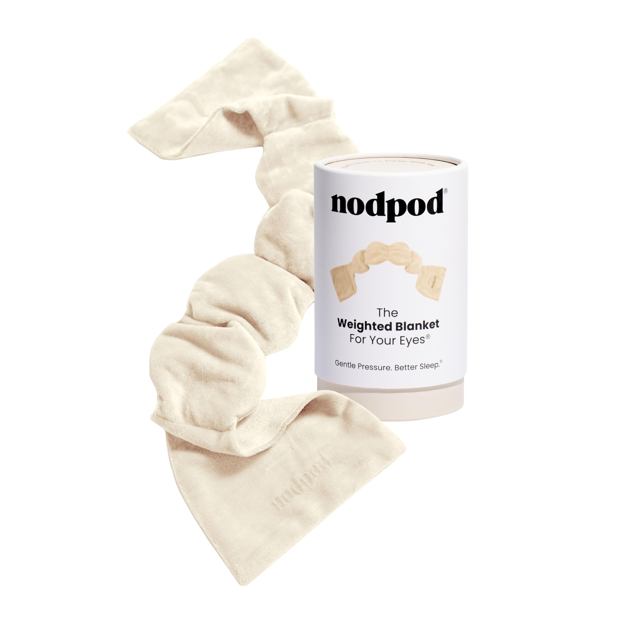nodpod Mineralized Silk Gentle Pressure Sleep Mask, Weighted Eye Mask - nodpod Official Product View 8
