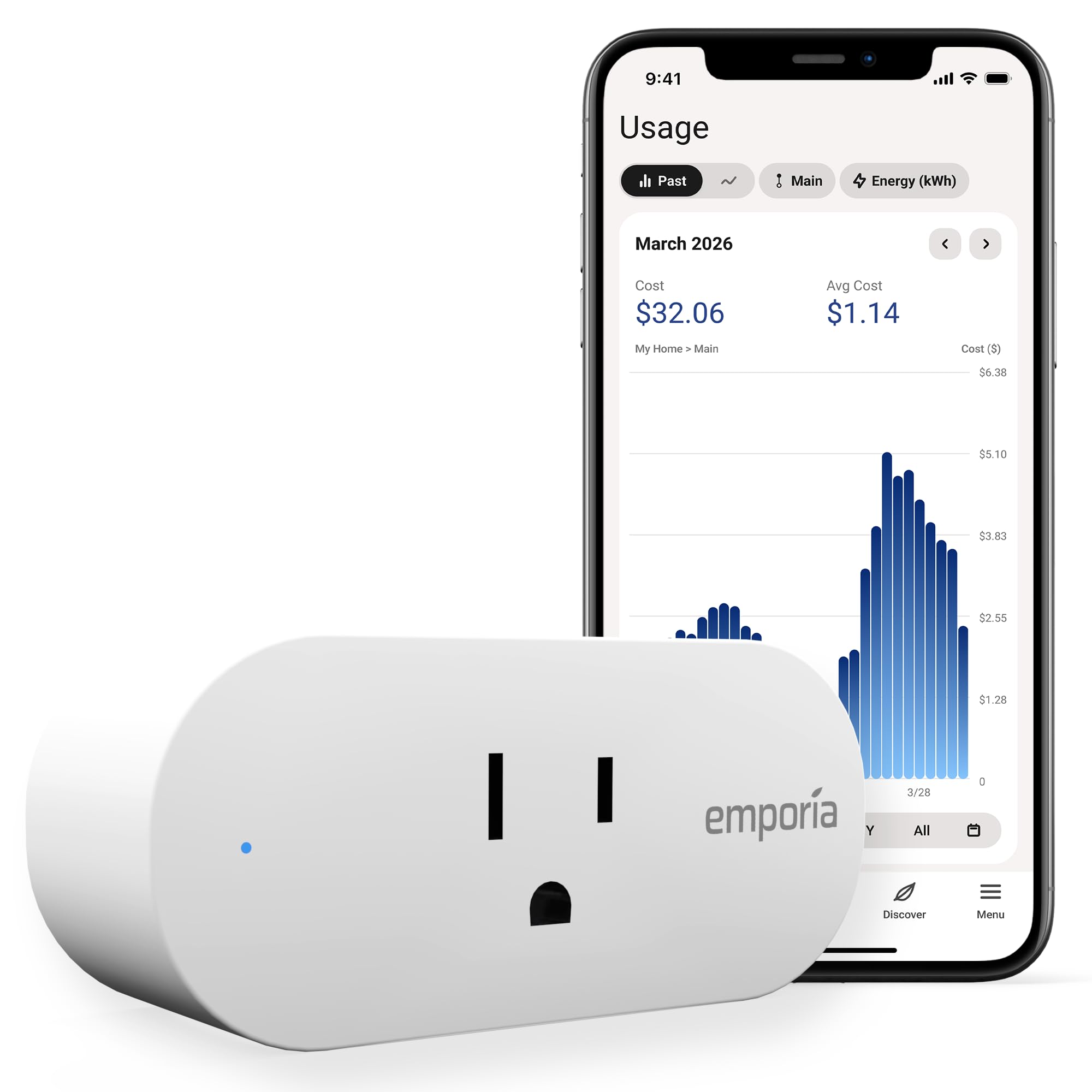 Emporia Energy Monitoring Smart Plug WiFi Smart Outlet Plug - EMPORIA Official Imagery - 8