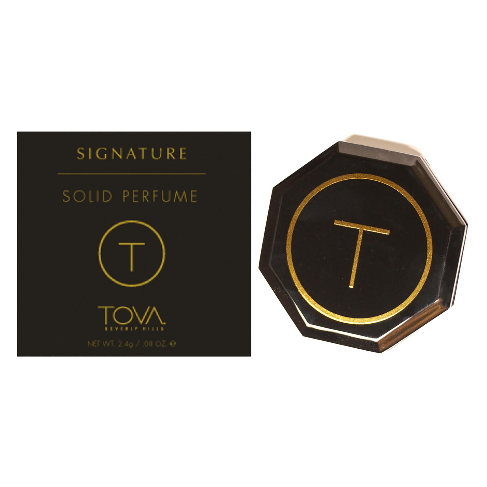 Tova Signature Solid Perfume Compact – Fresh Floral Pocket - Product Imagery