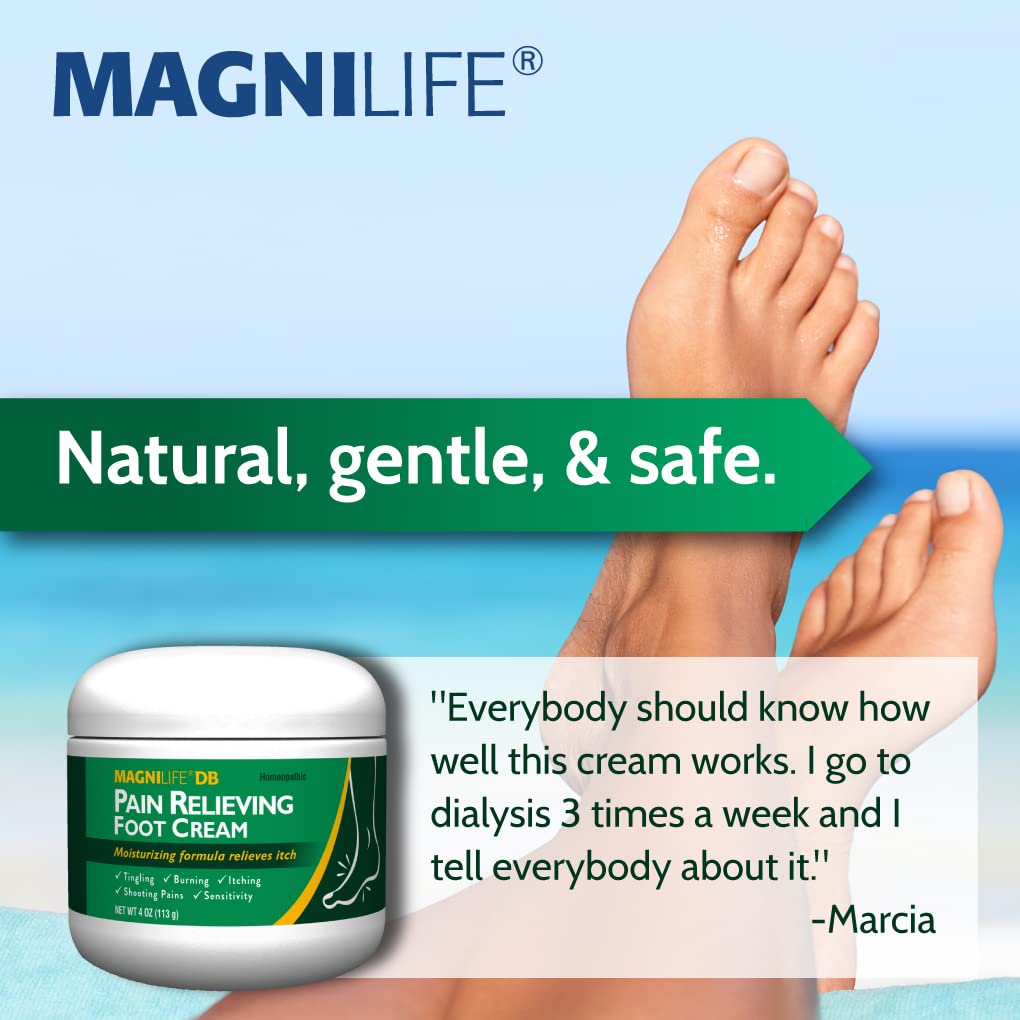 MagniLife Pain Relieving Foot Cream 4 oz – Diabetic Safe