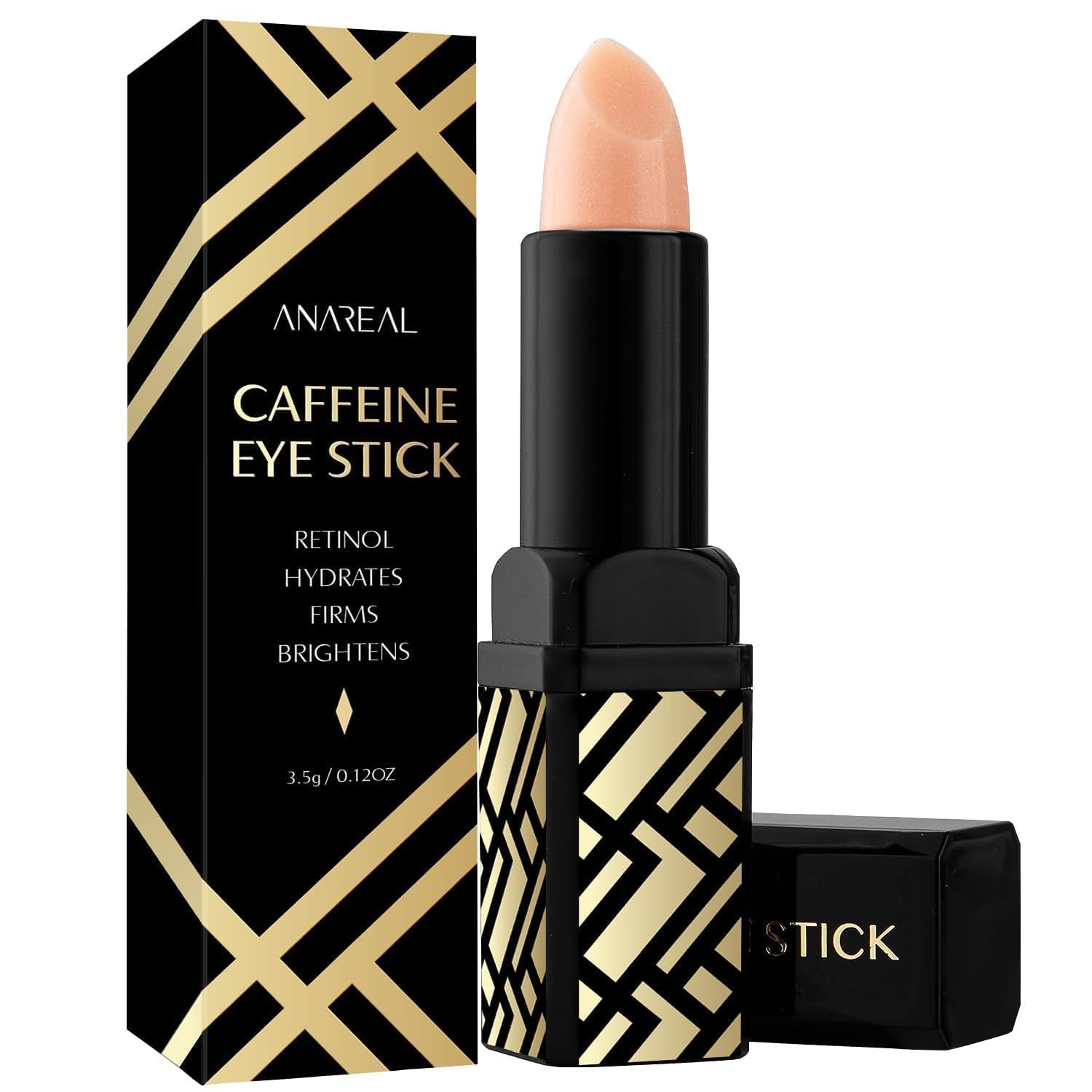 ANAREAL Caffeine Under Eye Balm Stick – Hydrating Eye Care for Dark Circles & - ANAREAL Official Product View 2