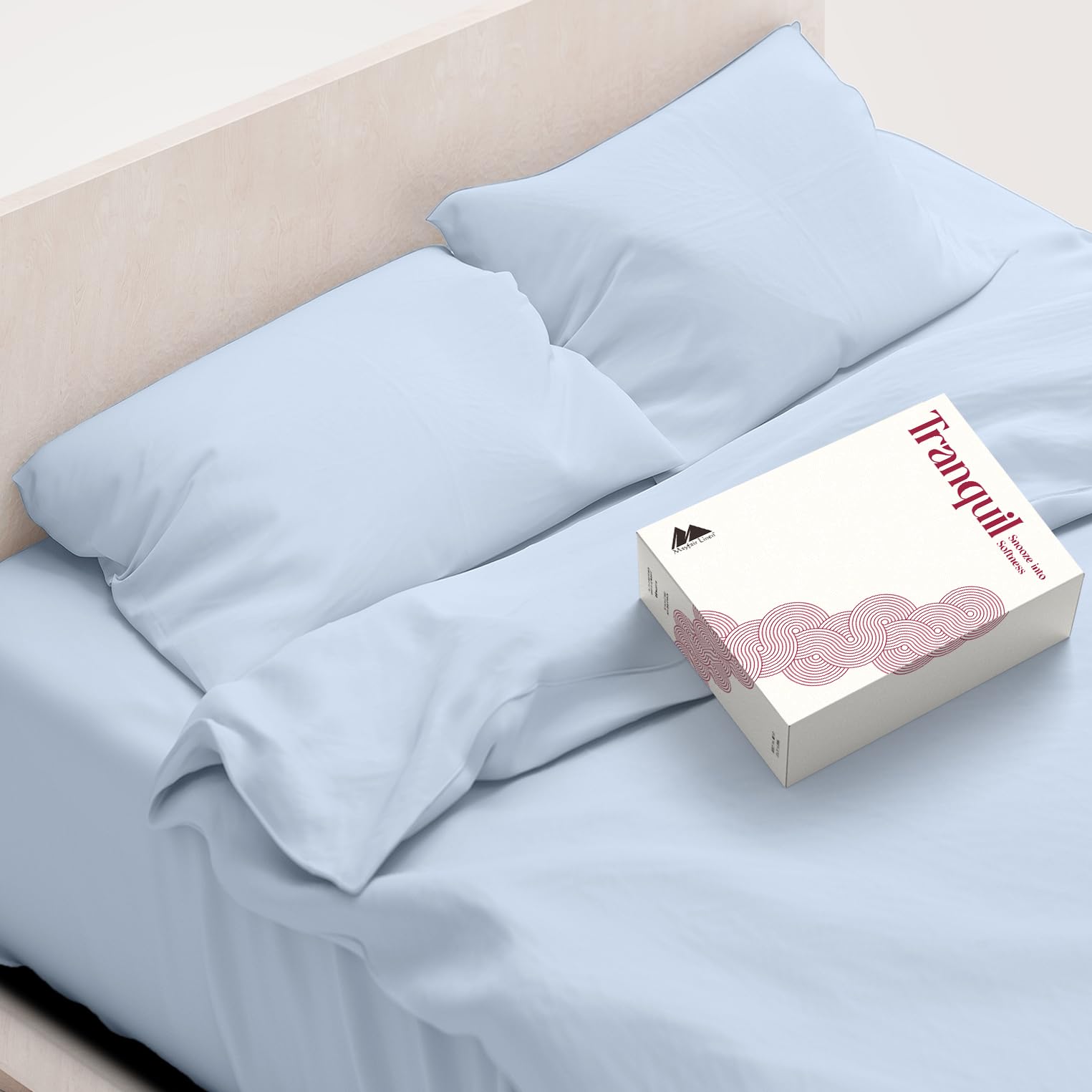 Mayfair Linen 100% Egyptian Cotton Sheets Full Size - Luxury 800 - Product Imagery