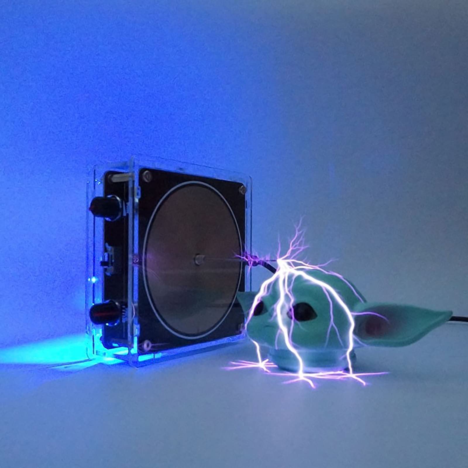 Yoqanr Bluetooth Music Tesla Coil 10 Cm Solid State Tesla Coil Kit Touchable Art - Yoqanr Official Product View 4