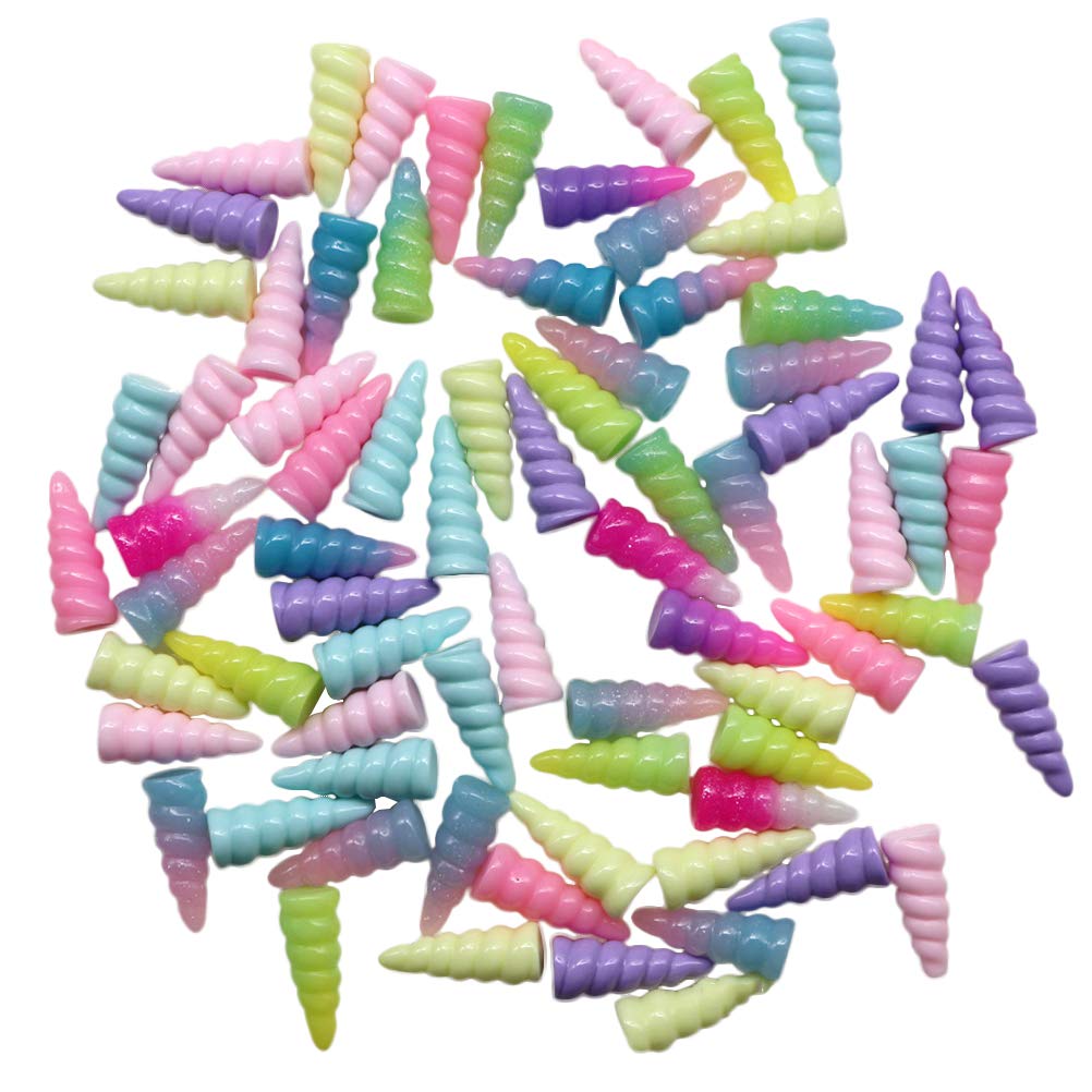 Toyvian Resin Unicorn Horn Spiral Toys Party Favor Decoration 10 - Product Imagery
