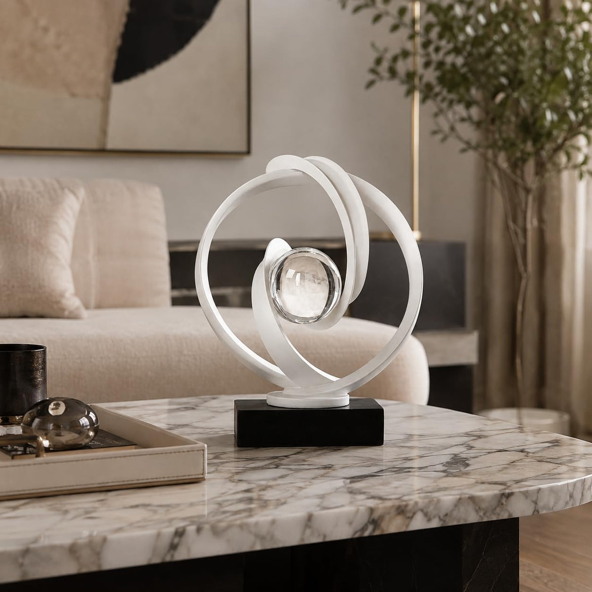 AWNR Modern Sculptures Living Room Shelf Decor Home D cor - AWNR Official Imagery - 7