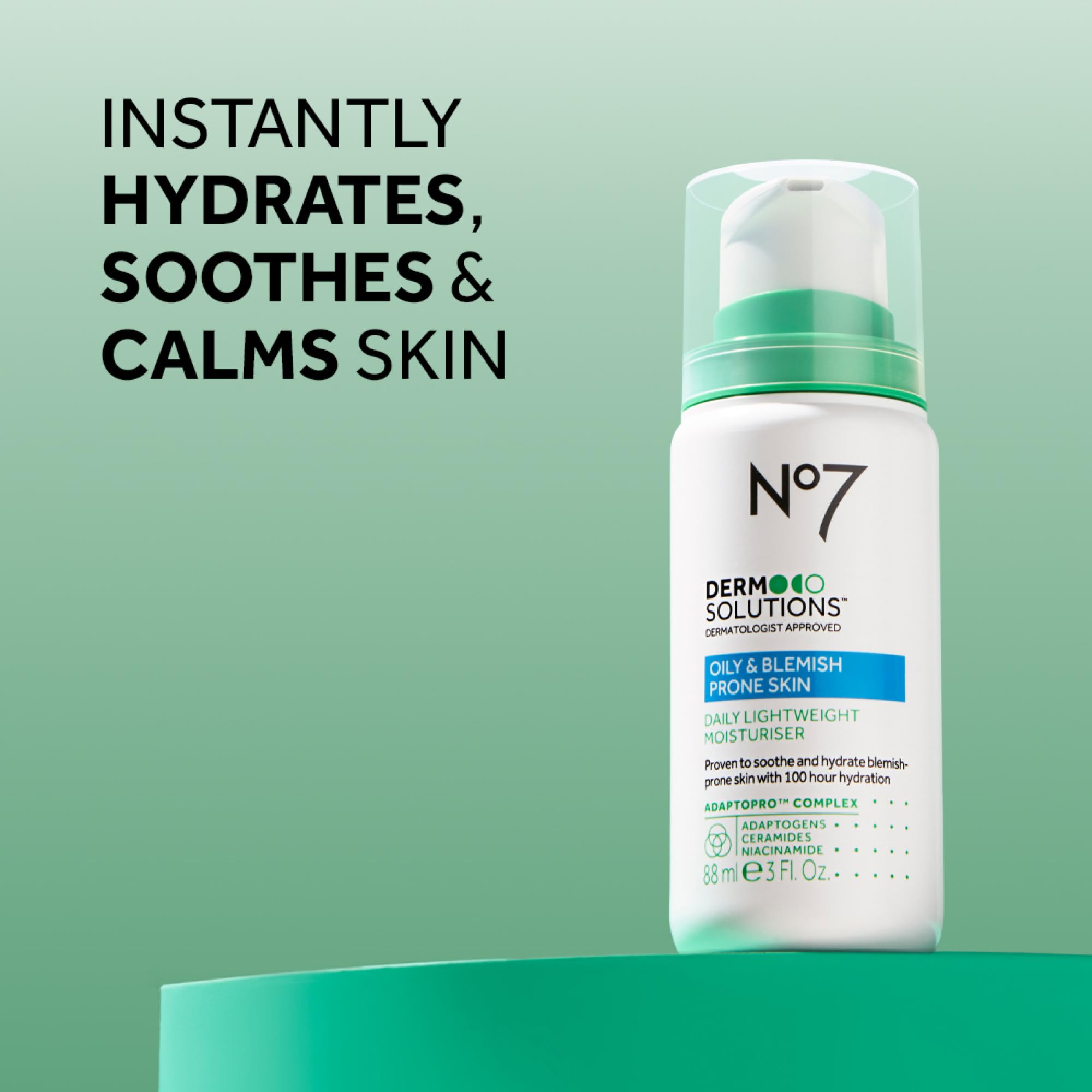 No7 Derm Solutions Daily Face Moisturizer, 3 Fl Oz - No7 Official Product View 3