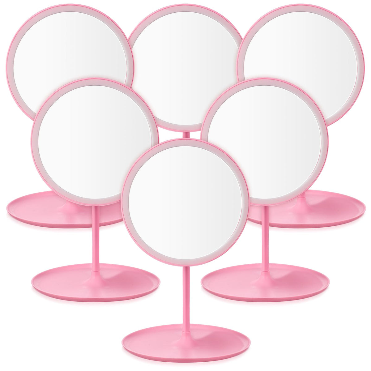 DoubleFill 6 Pcs Spa Party Mirrors Gifts Bulk Sleepover - DoubleFill Official Imagery - 8