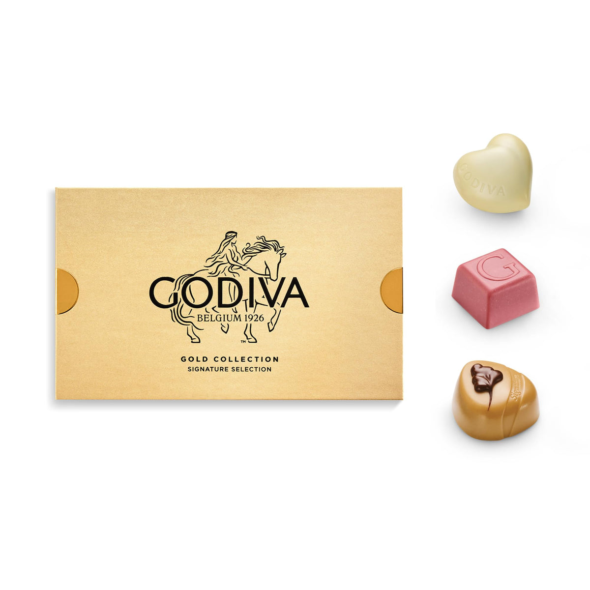 Godiva Gold Assorted Belgian Chocolate Gift Box Gourmet 15 - Premium Selection Official Imagery - 3
