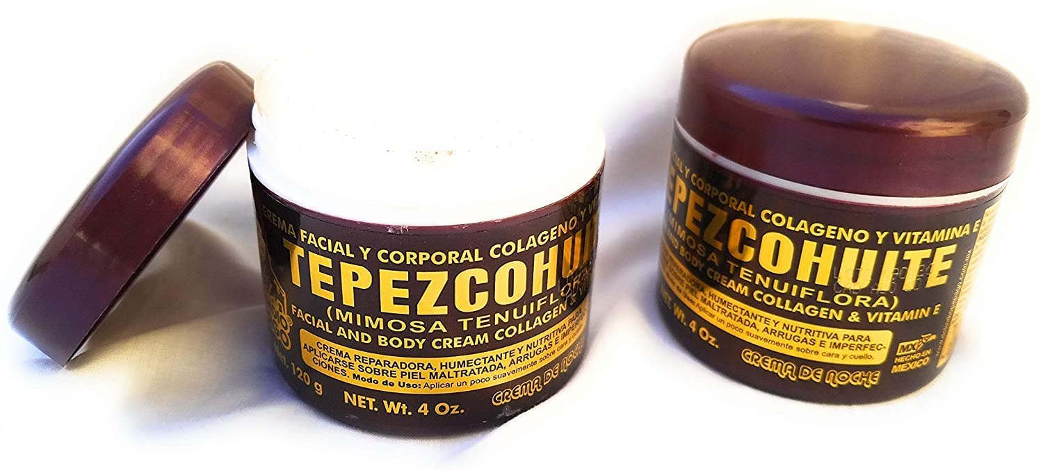 Del Indio Papago Tepezcohuite Cream, Facial and Body Cream, - Del Indio Papago