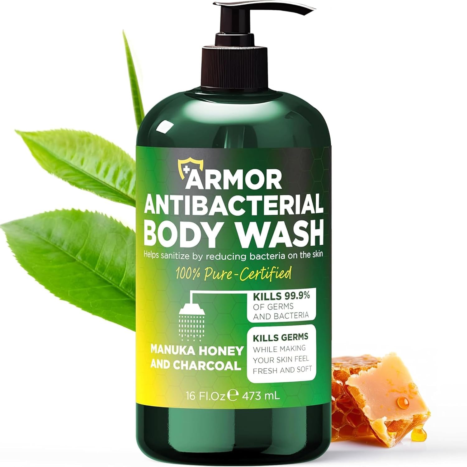 Antibacterial Body Wash | Back Acne & Odor Relief 16 oz