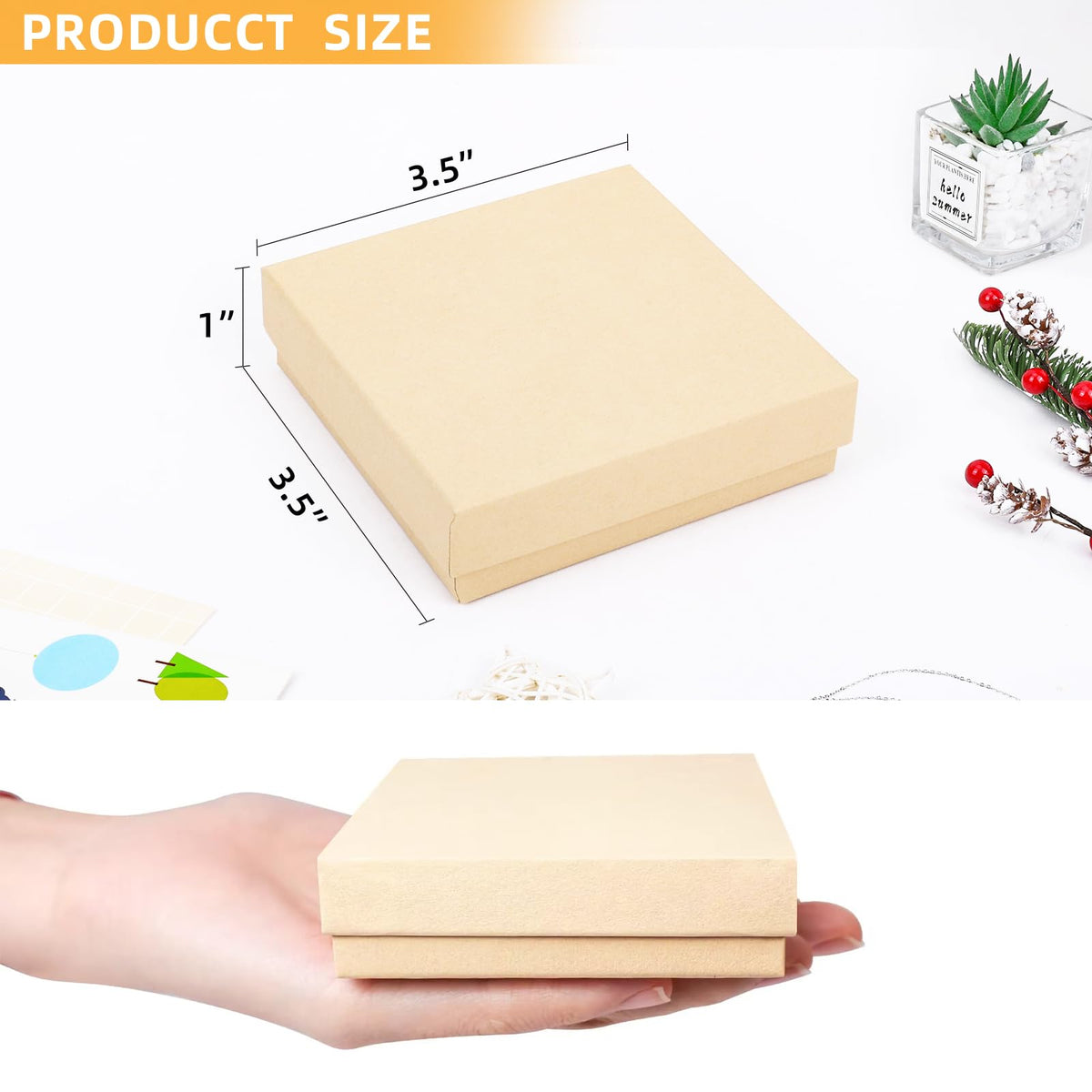 Jewelry Gift Boxes Cardboard Jewelry Boxes 40 Pack 3 5x3 5x1 - batifine Official Imagery - 4