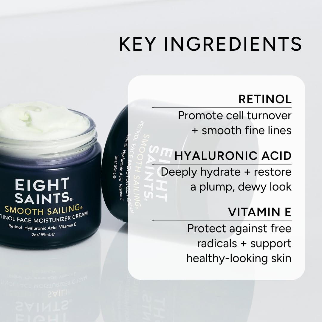 Eight Saints Retinol Facial Moisturizer Cream For Firming - Eight Saints Official Imagery - 4