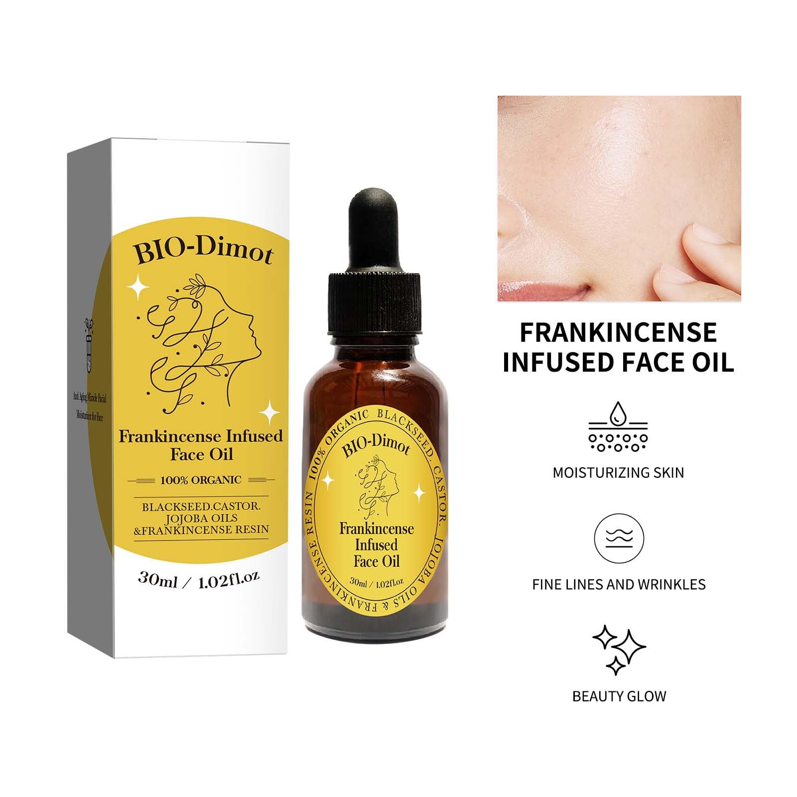GHTPJ Frankincense Resin Oil, With Organic Jojoba and Castor Oil Cold Pressed - GHTPJ Official Product View 4
