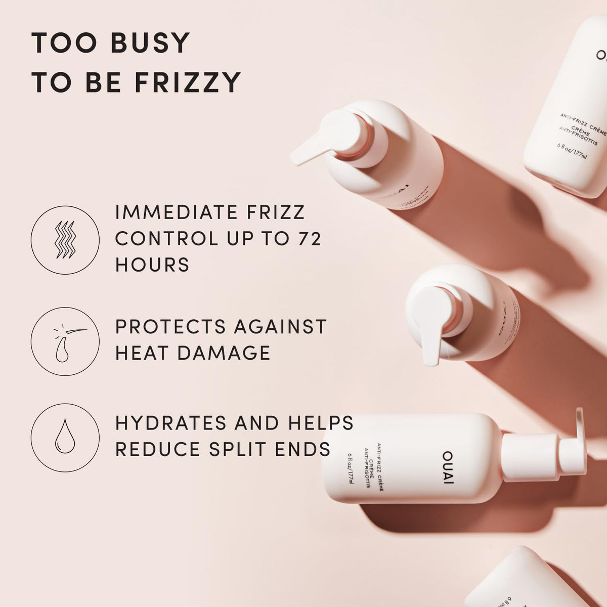 OUAI Anti Frizz Cream - OUAI Official Imagery - 4