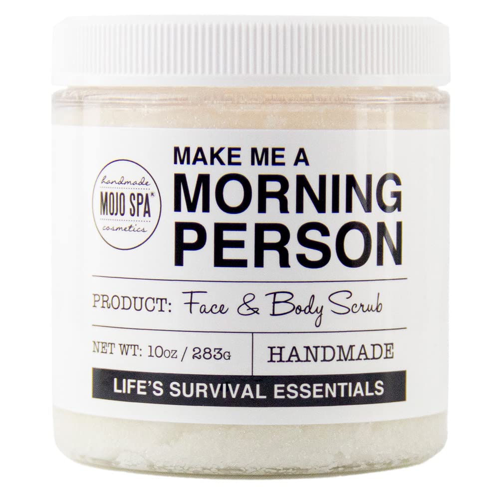 Make Me a Morning Person Face and Body Scrub for Women and - Mojo Spa Official Imagery - 4
