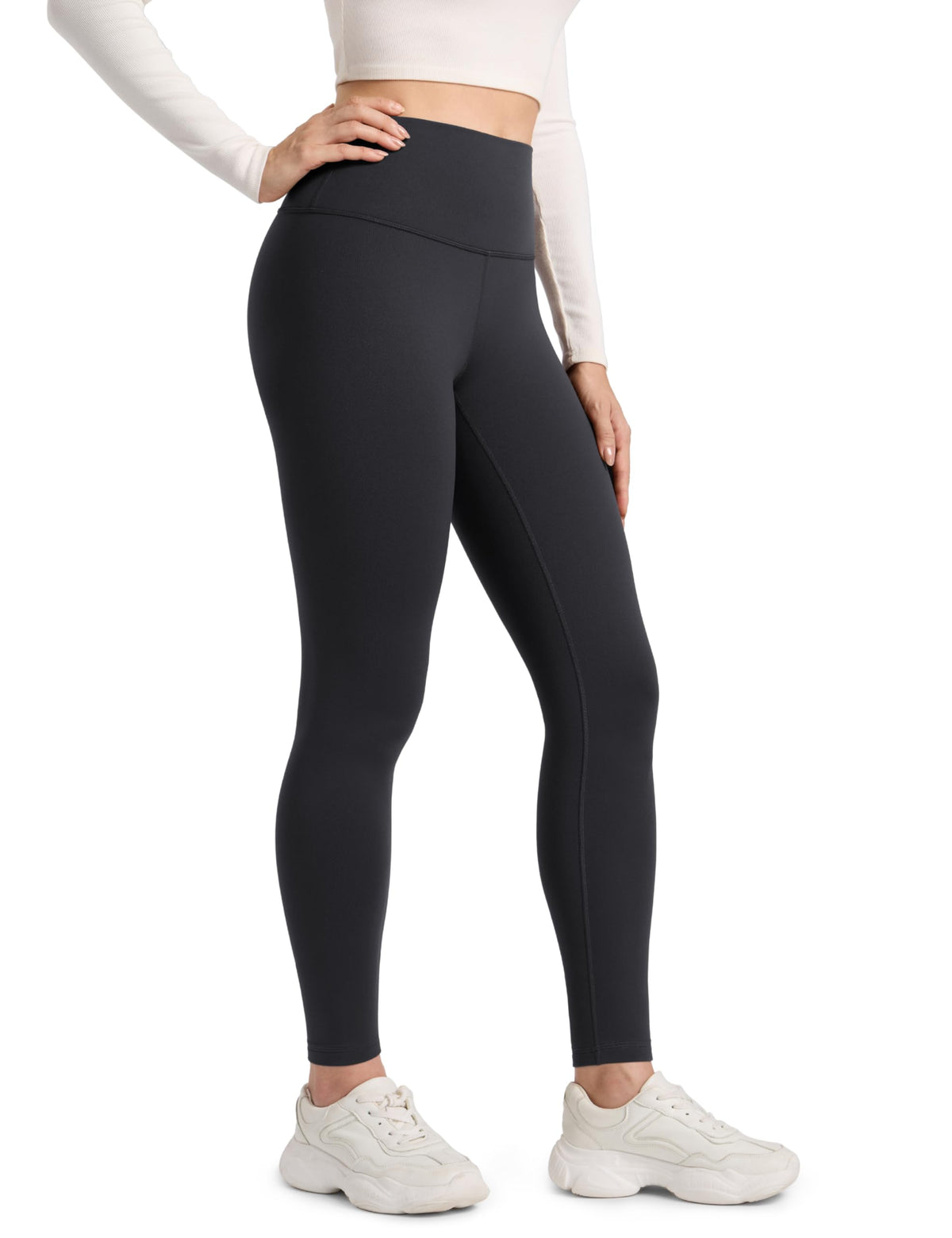 CRZ YOGA Matte Fleece Lined Leggings 28 - CRZ YOGA Official Imagery - 2