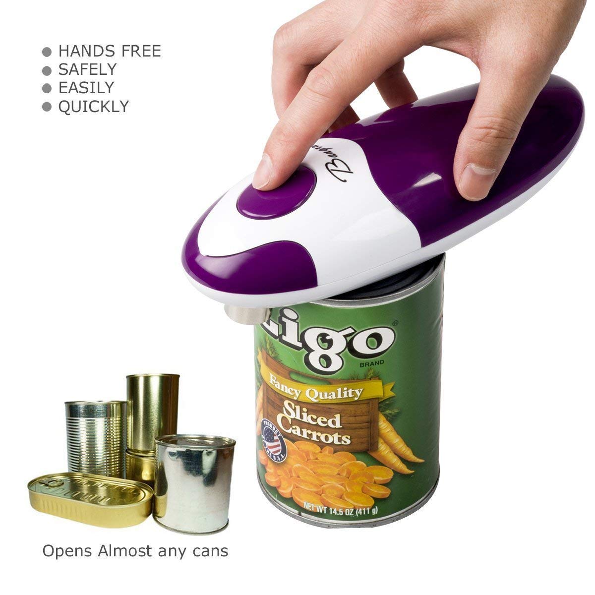 Kitchen Automatic Safety Cordless One Tin Opener Bangrui - Bangrui Official Imagery - 5