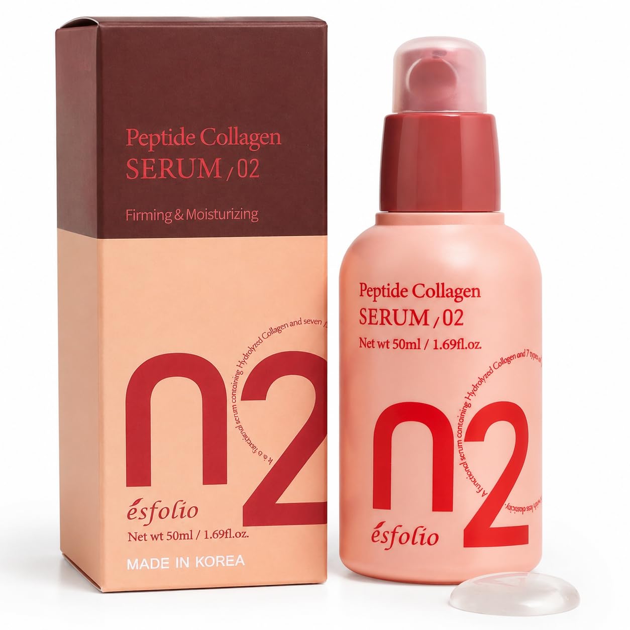 Esfolio Korean Skincare Peptide Collagen Serum 50 ml / 1.69 fl - esfolio