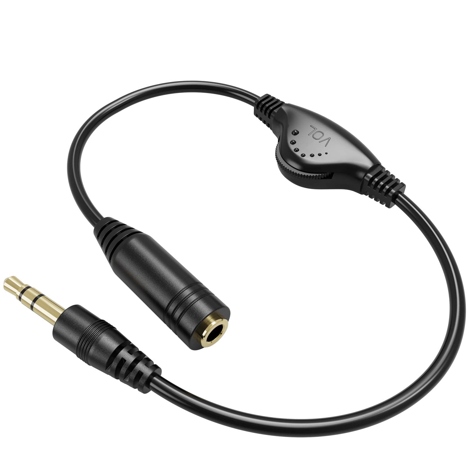 PChero 3.5mm Headphone Extension Cables, 2pcs 3.5mm Male to Femal by PChero - Angle View 6
