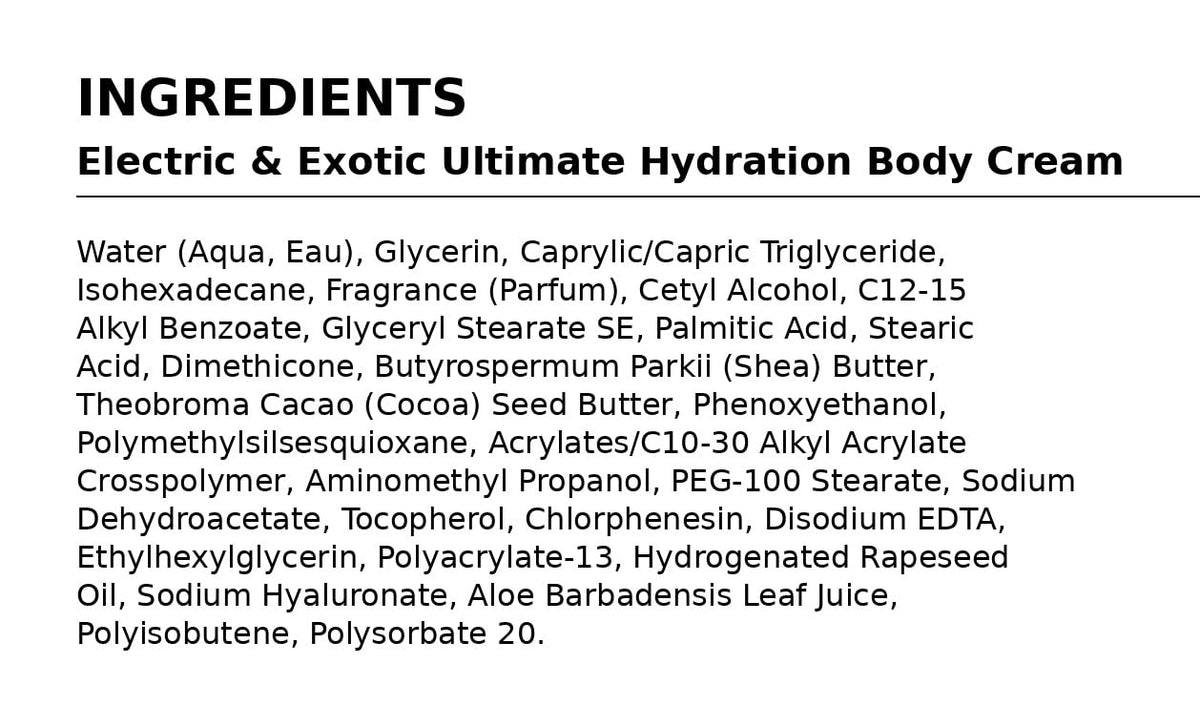 Bath Body Works Electric Exotic Ultimate Hydration Body - Bath & Body Works Official Imagery - 3