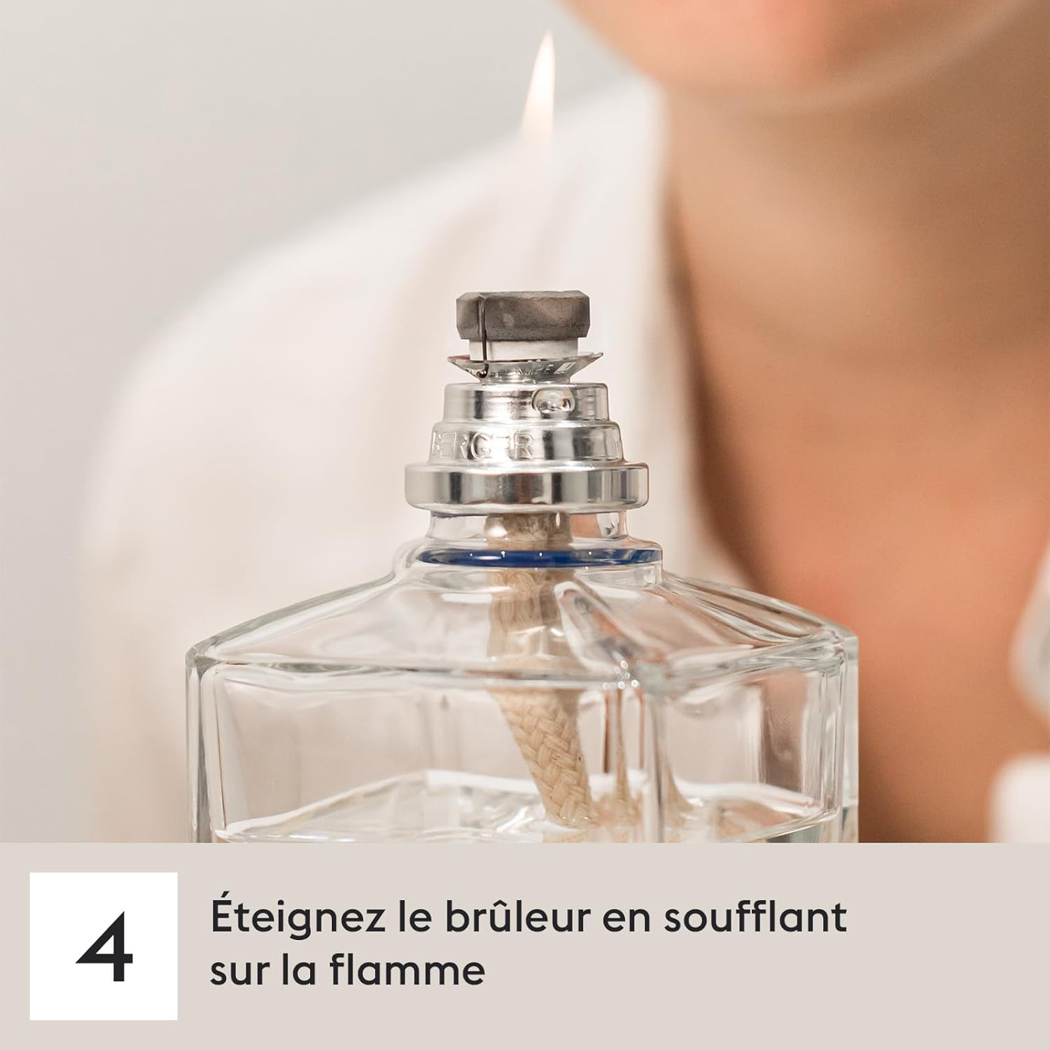 MAISON BERGER catalytic stone replacement burner with air control wick for perfume diffusers and air purifiers.
