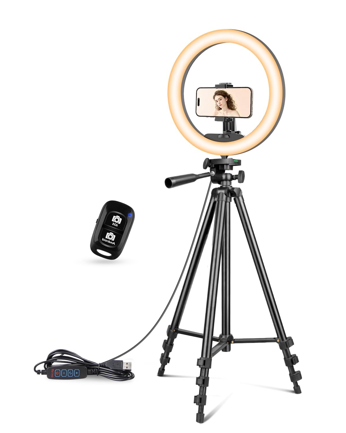 UBeesize 12 inch Ring Light with Stand Selfie Ring Light - UBeesize Official Imagery - 1